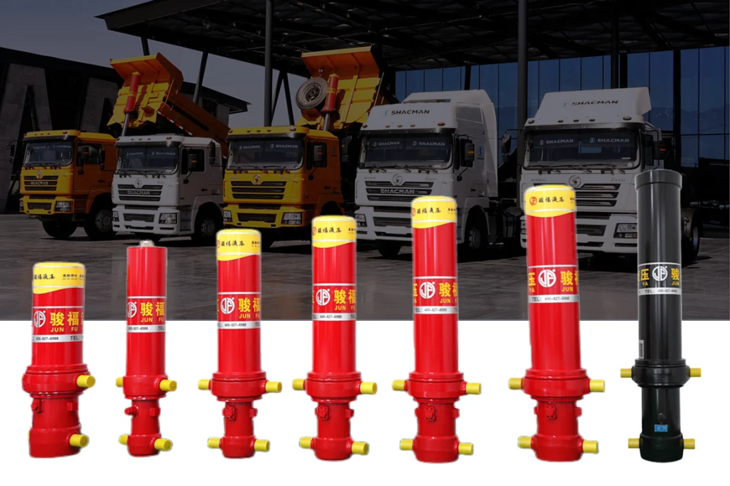 Good Quality Cheap Customized Hyva Series 5 Stage 50 Ton Front-End Telescopic Hydraulic Cylinder for Dump Truck/Tipping Trailer/ Tipper Lifting System