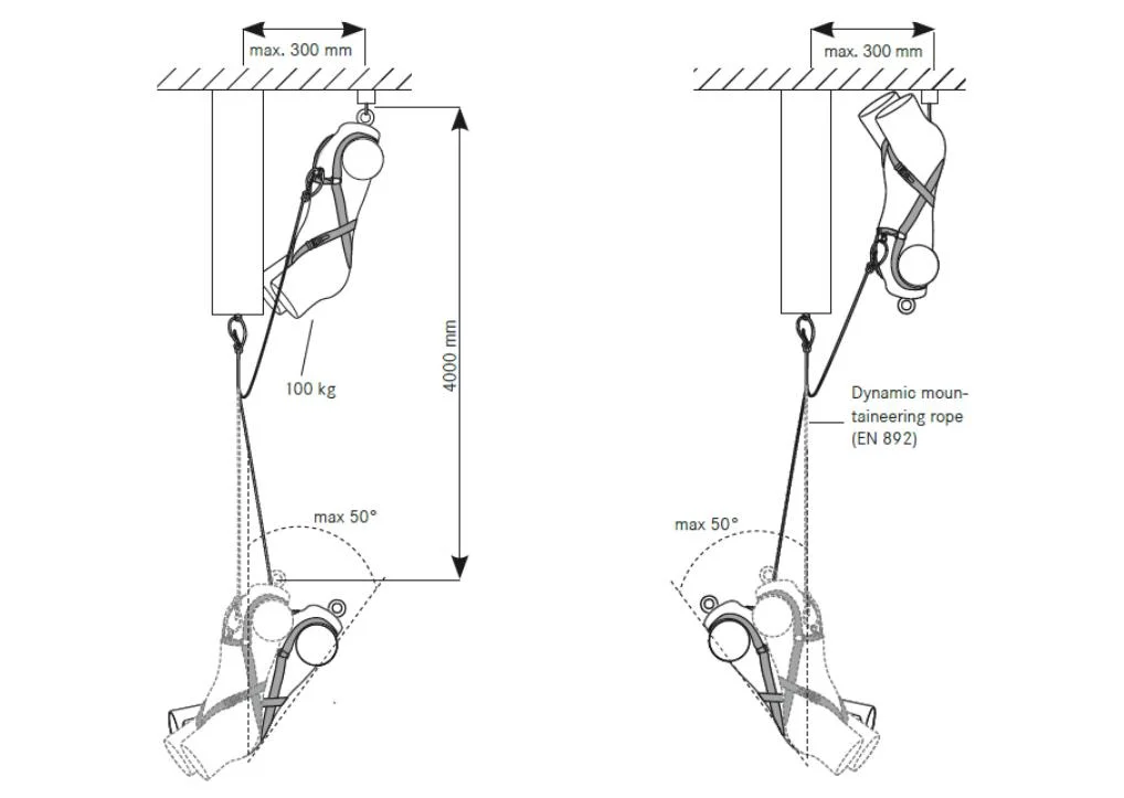 CE Certified Aerial Working Fall Suspension Safety Equipments