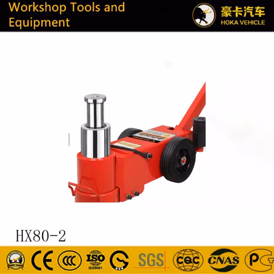 Gato hidráulico neumático Hx200 de alta calidad de Europa 200t para taller de camiones y autobuses de servicio pesado