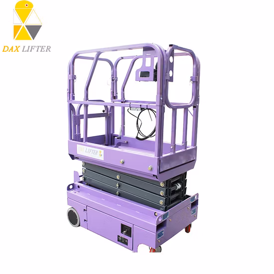300kg 3-14m Batería Eléctrica Hidráulica Hombre Aéreo Mini Móvil Elevador De Tijera Precio